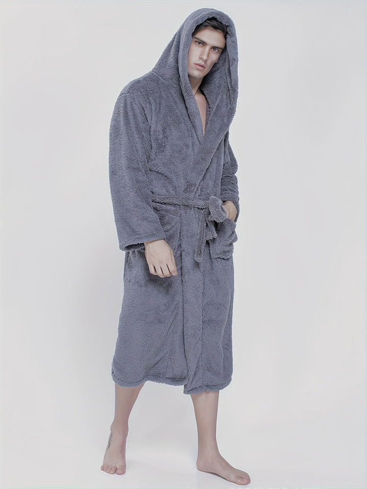 Levoire | Peignoir Pour Homme Chaud Et Doux Dans Une Teinte Unie