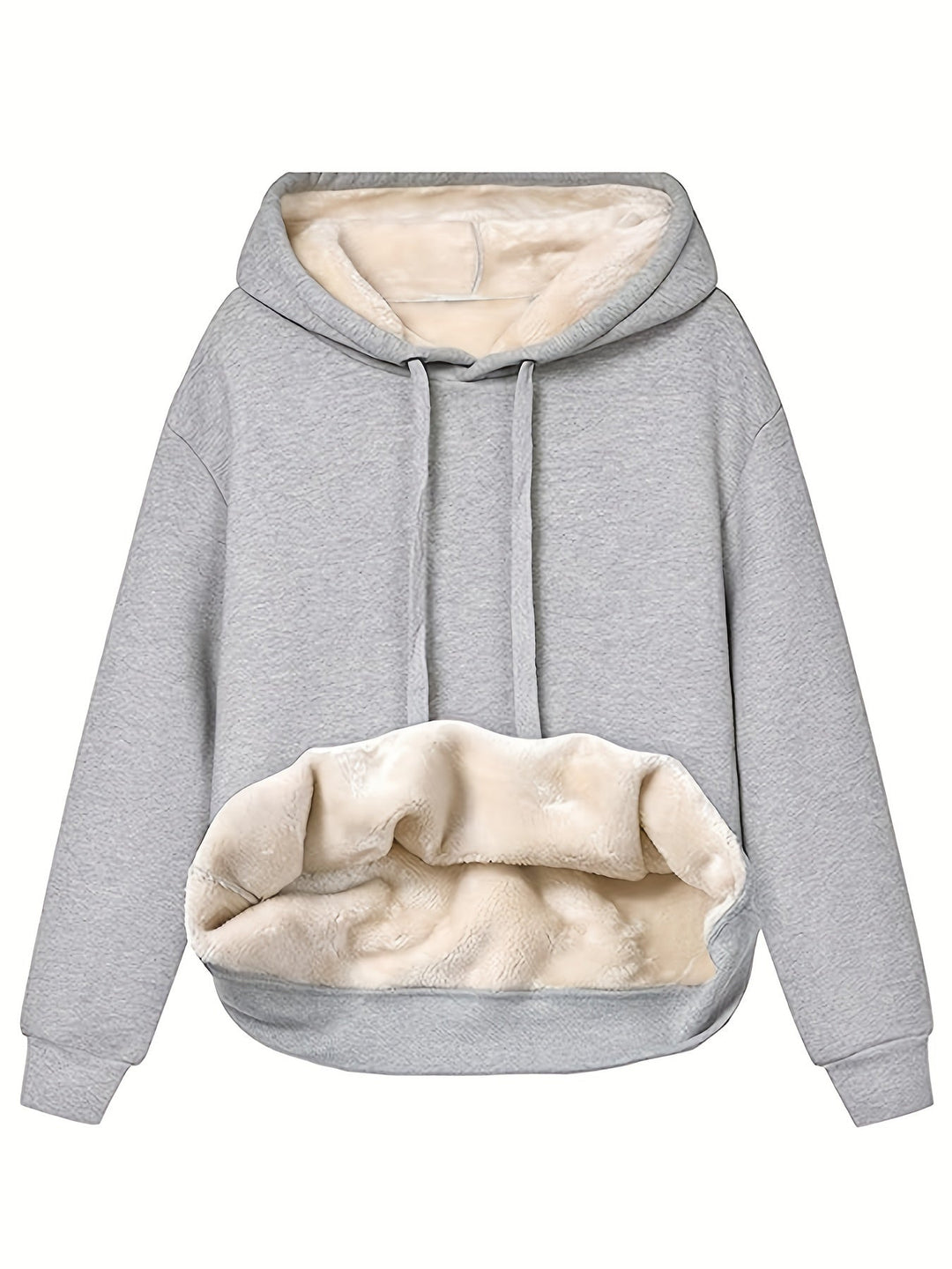 Levoire | Pull À Capuche En Polaire Gris clair
