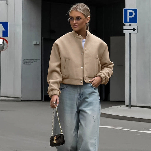 Levoire | Veste bomber raccourcie à poches