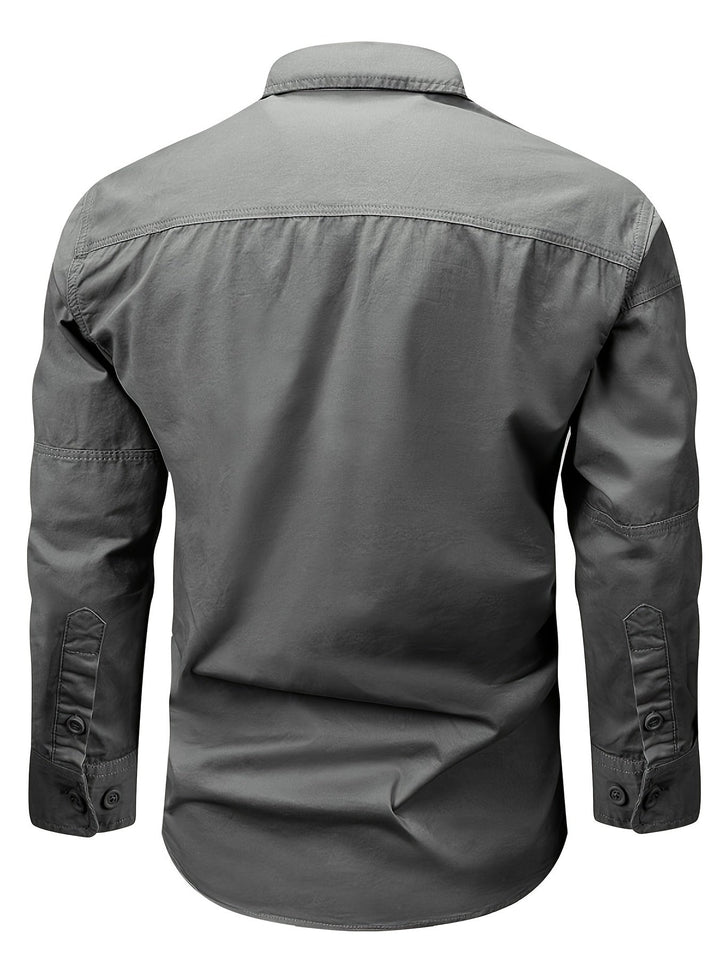 Levoire | Chemise Type Cargo Pour Homme Avec Poche Zippée