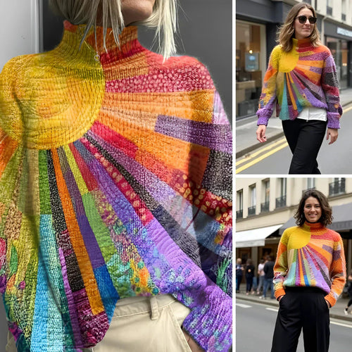 Levoire | Sunshine Patchwork Col Roulé