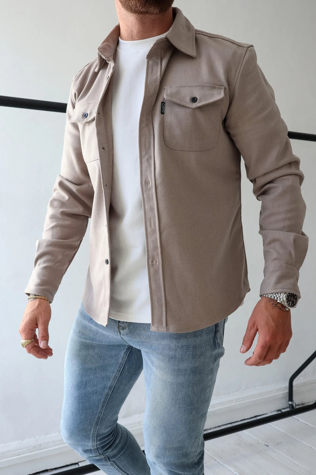 Levoire | Veste Moderne Pour Homme Abricot