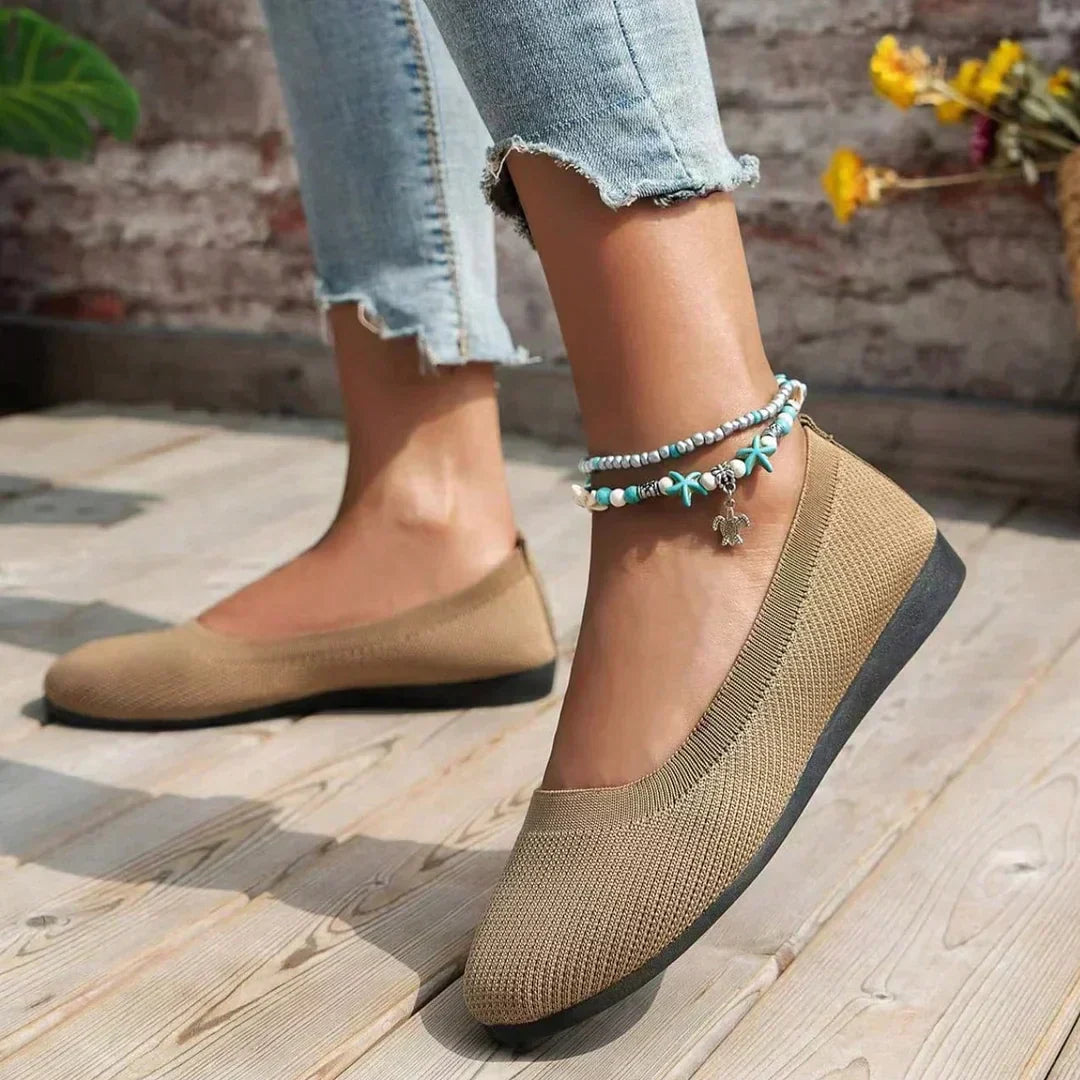 Levoire | Ballerines Tricotées Respirantes Pour Femmes