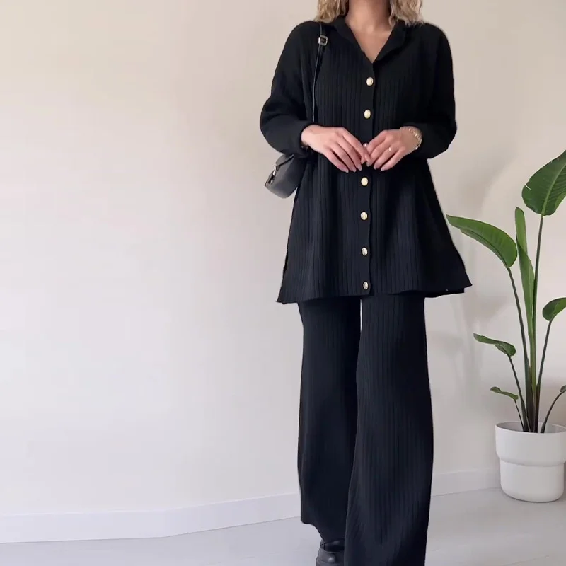 Levoire | Ensemble de loisirs deux pièces pour femmes Noir