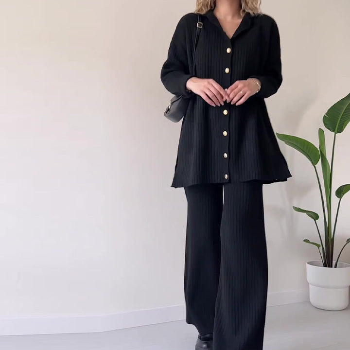 Levoire | Ensemble Chaud et Élégant pour Femmes Noir