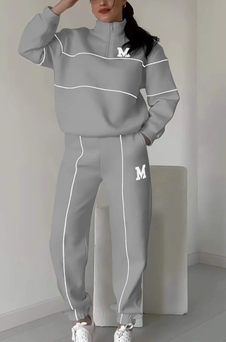 Levoire | Luxe 2 Pièces Ensemble D'Entraînement Gris