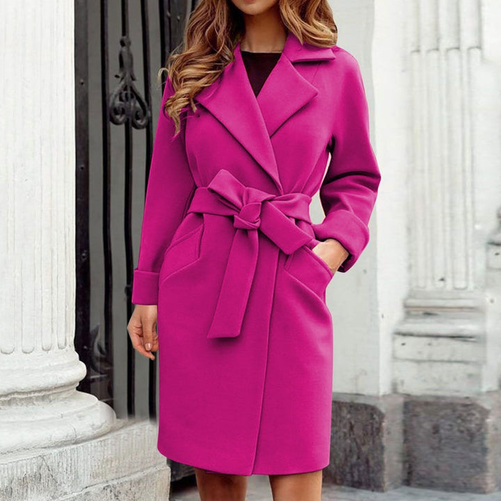 Levoire | Mi-Long Manteau Fuchsia