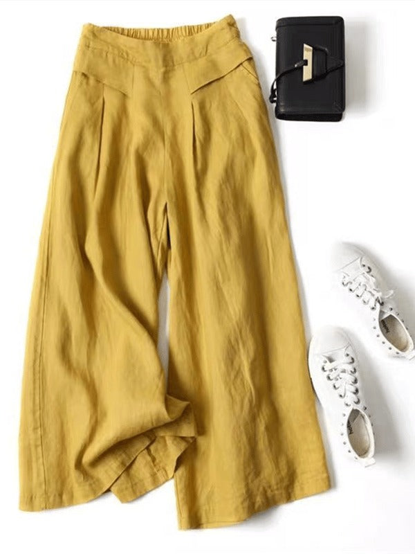 Levoire | Valuvia Pantalons Larges Jaune