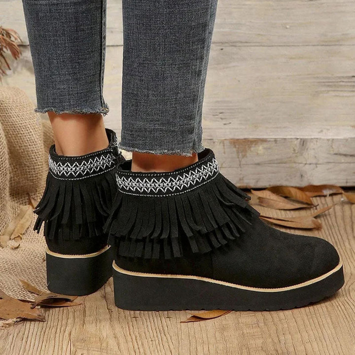 Levoire | Bottines À Franges Hiver