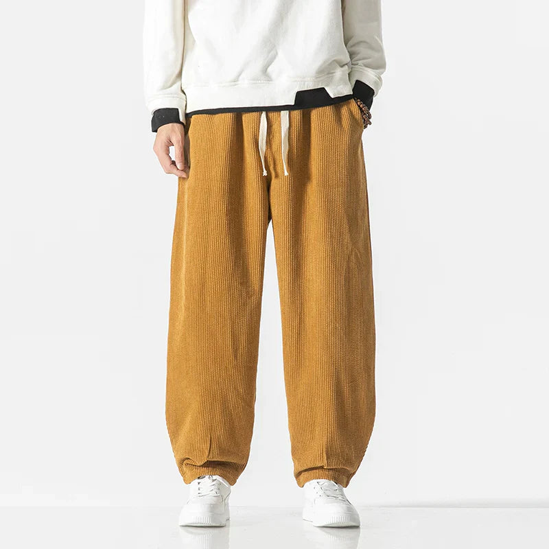 Levoire | Pantalon large en velours côtelé