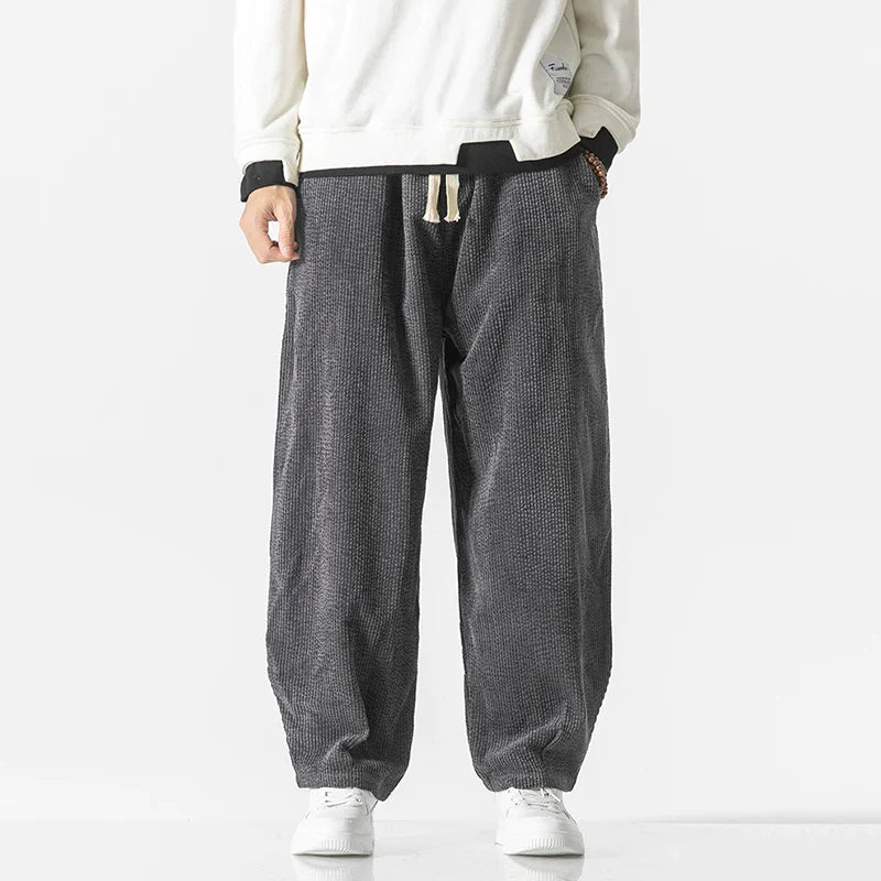 Levoire | Pantalon large en velours côtelé