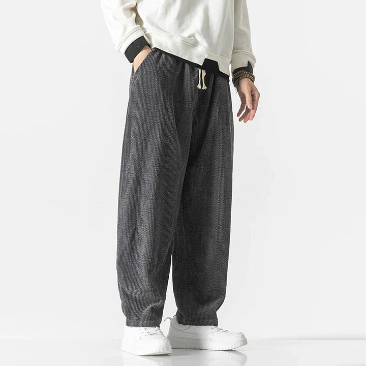 Levoire | Pantalon large en velours côtelé
