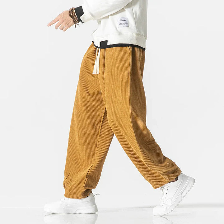 Levoire | Pantalon large en velours côtelé