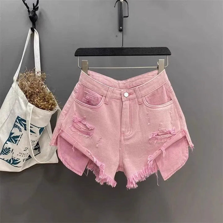 Levoire | Jeans avec couture brute effilochée et brossée Rosa