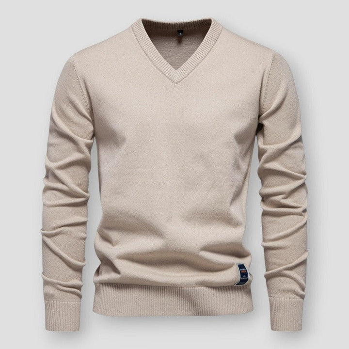 Levoire | Pulls D'Automne Tricotés Classiques Pour Hommes Khaki