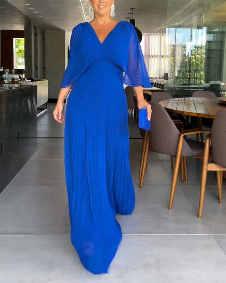 Levoire | Robe De Soirée Maxi Décolleté En V