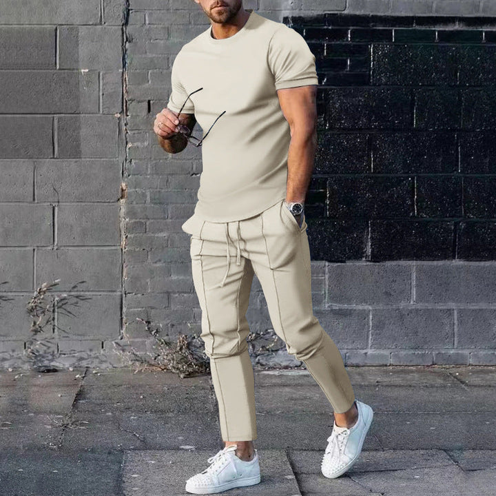 Levoire | Costume Minimaliste Pour Hommes Beige
