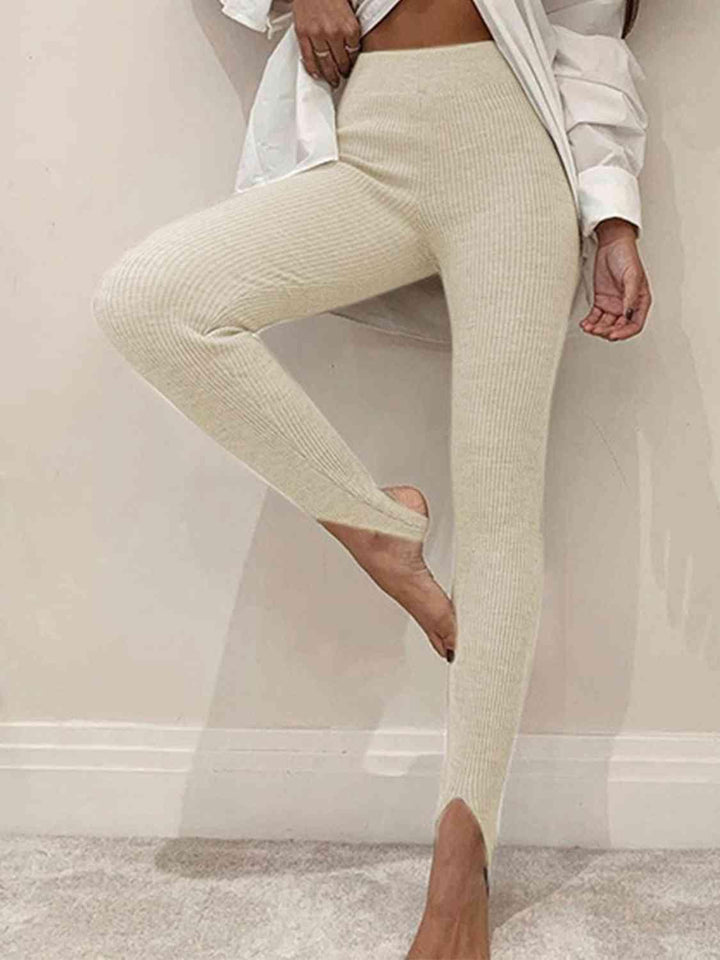 Levoire | Leggings Mi-Haut Pour Femmes Beige