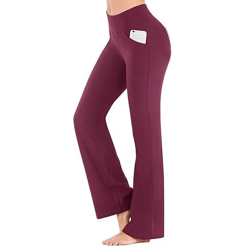 Levoire | Femme Pantalon De Yoga Taille Haute Le Vin