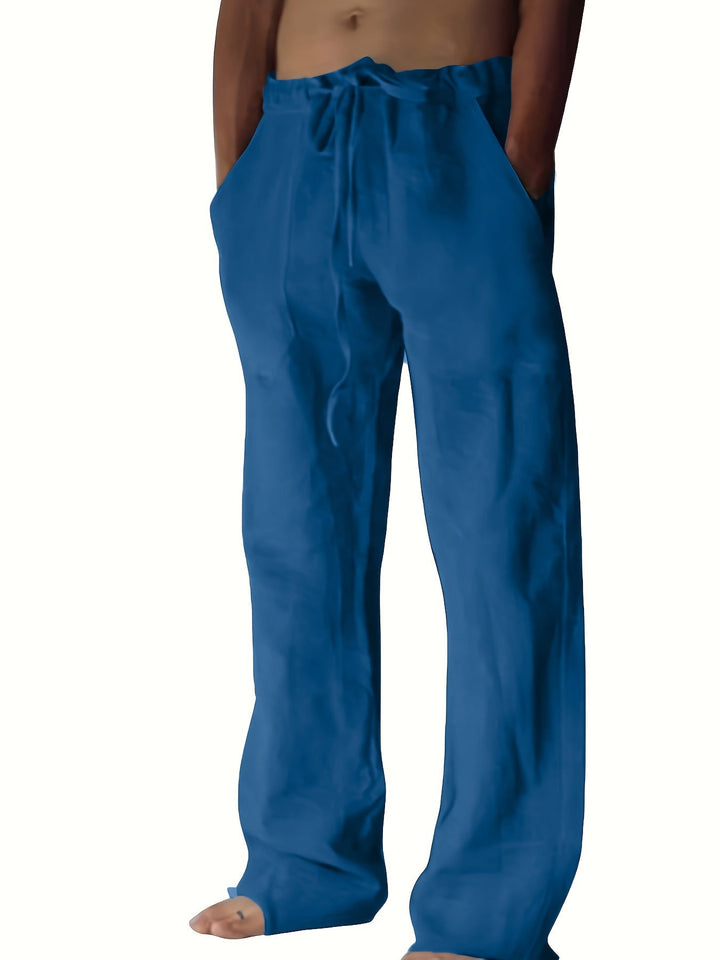 Levoire | Rentokaanut Pantalons En Coton Merimustan