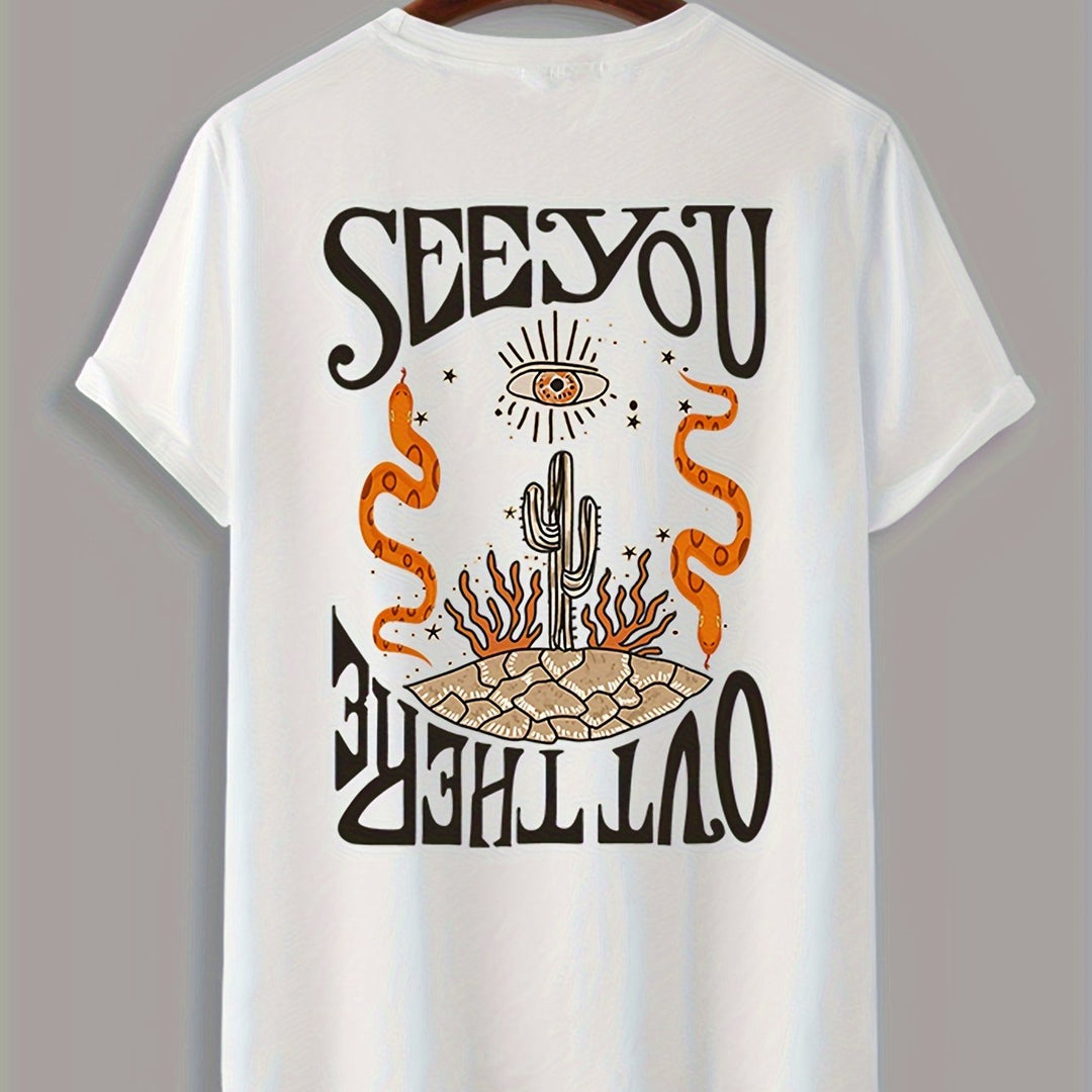 Levoire | T-Shirt Homme Avec Impression Cactus