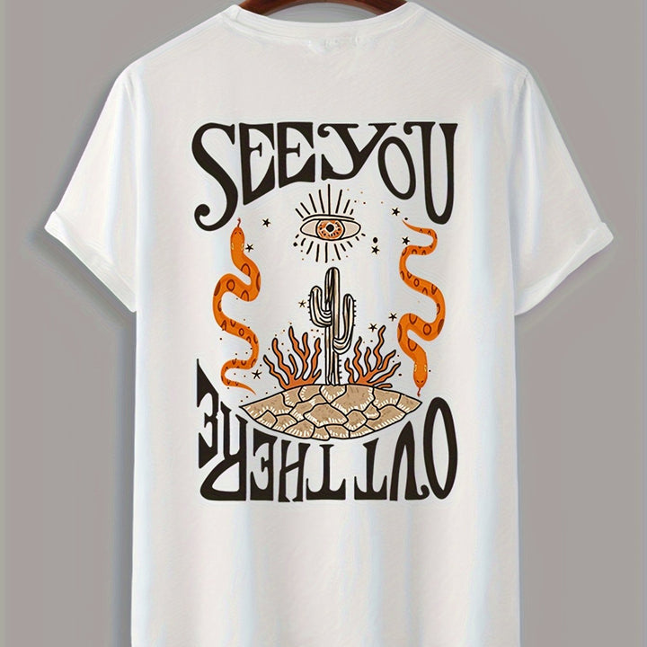 Levoire | T-Shirt Homme Avec Impression Cactus