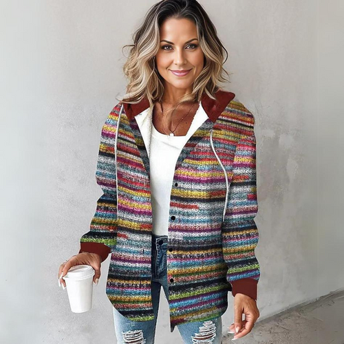 Levoire | Sweat À Capuche Pour Femmes Avec Capuche Et Pompons En Laine