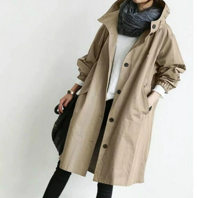 Levoire | Veste Stylée Imperméable Braun