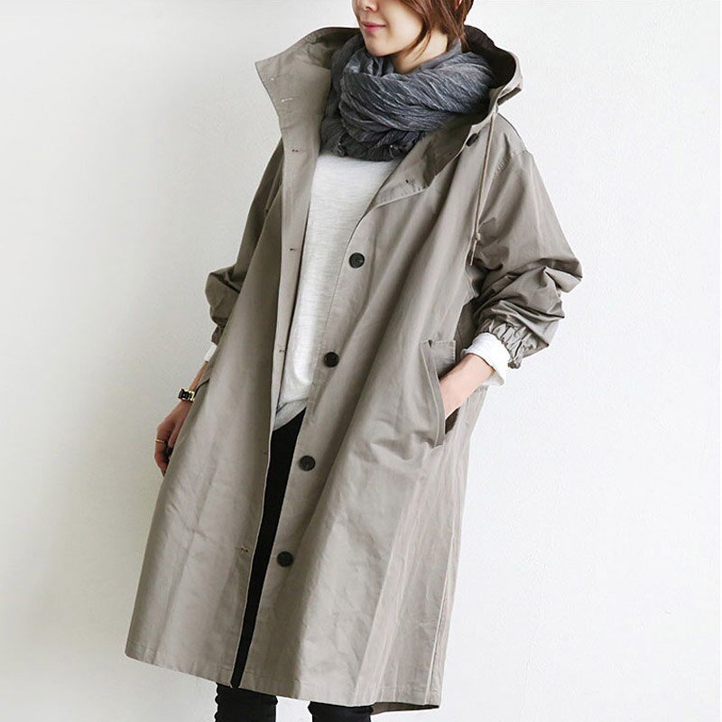 Levoire | Veste Stylée Imperméable Gris