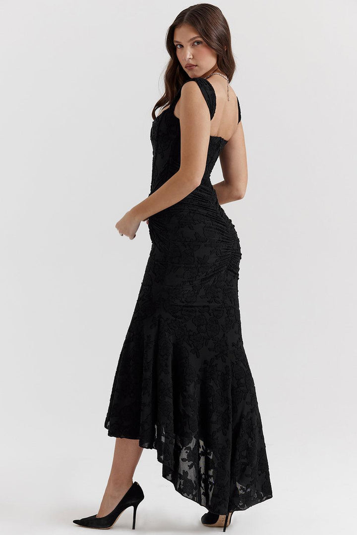 Levoire | Robe Midi Imprimée Légère & Élégante Pour Femmes