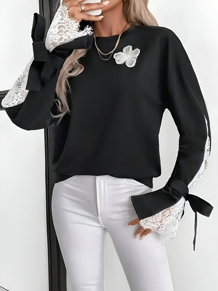 Levoire | Värilohko Sweatshirt Fleur Pitturella