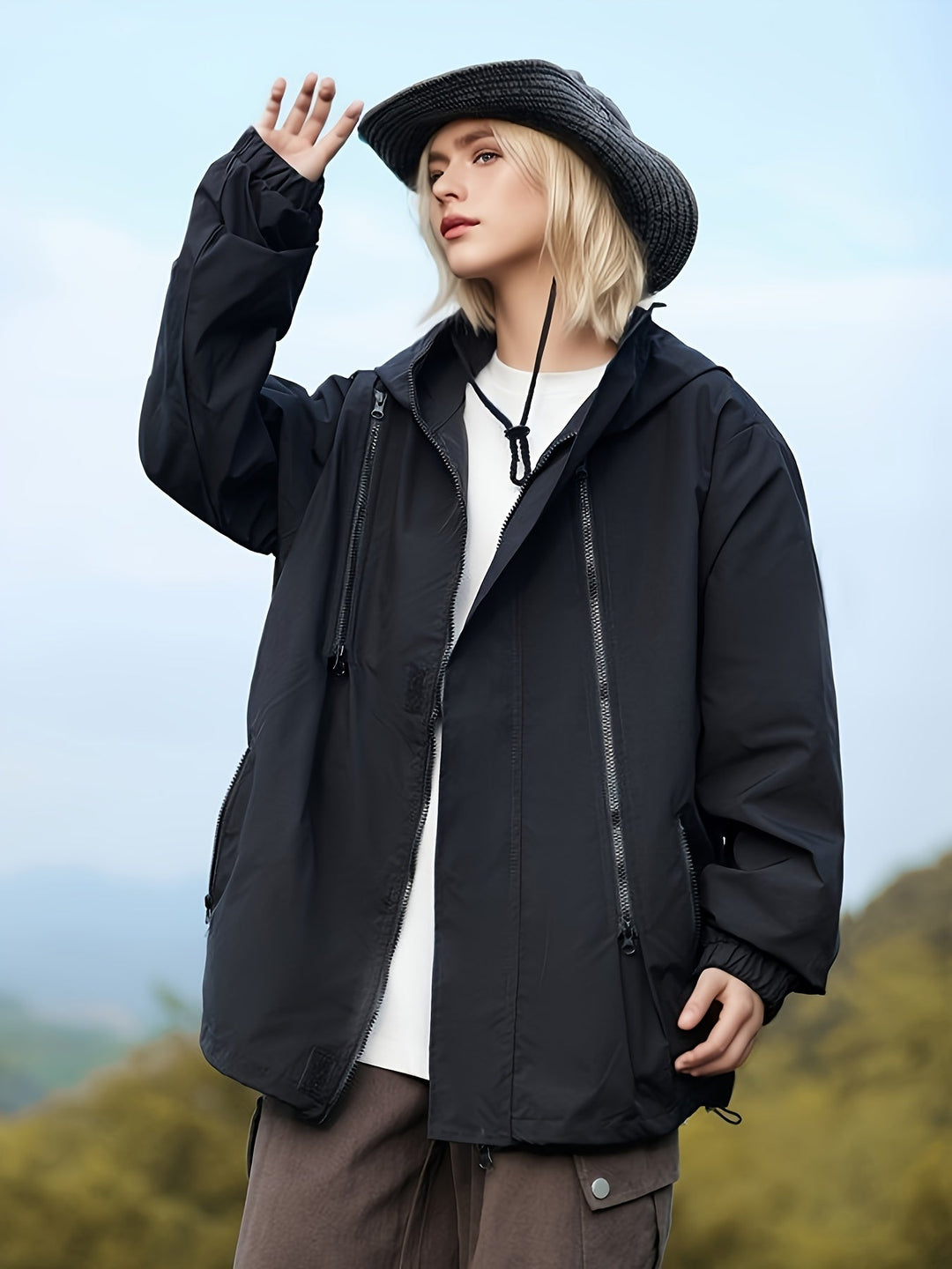 Levoire | Équipements De Plein Air Pour Femmes Avec Sweat À Capuche Noir