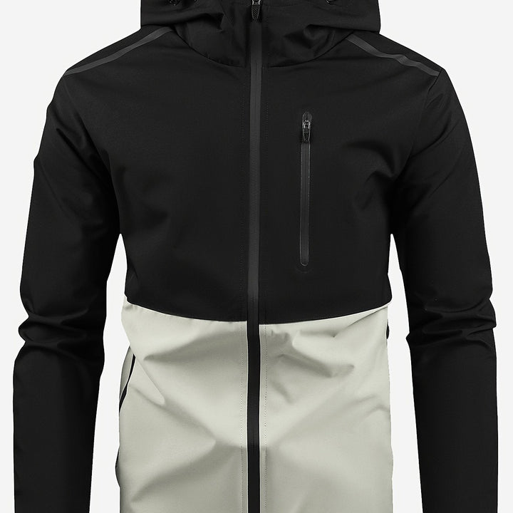 Levoire | Veste À Capuchon Légère Pour Hommes Noir