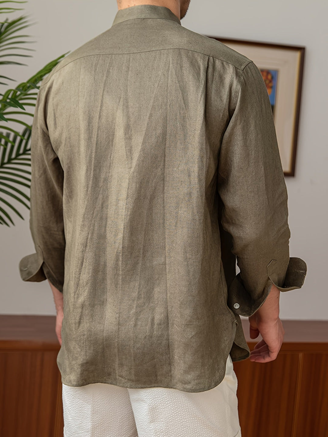 Levoire | Chemise En Lin Non Mélangée À Manches Longues