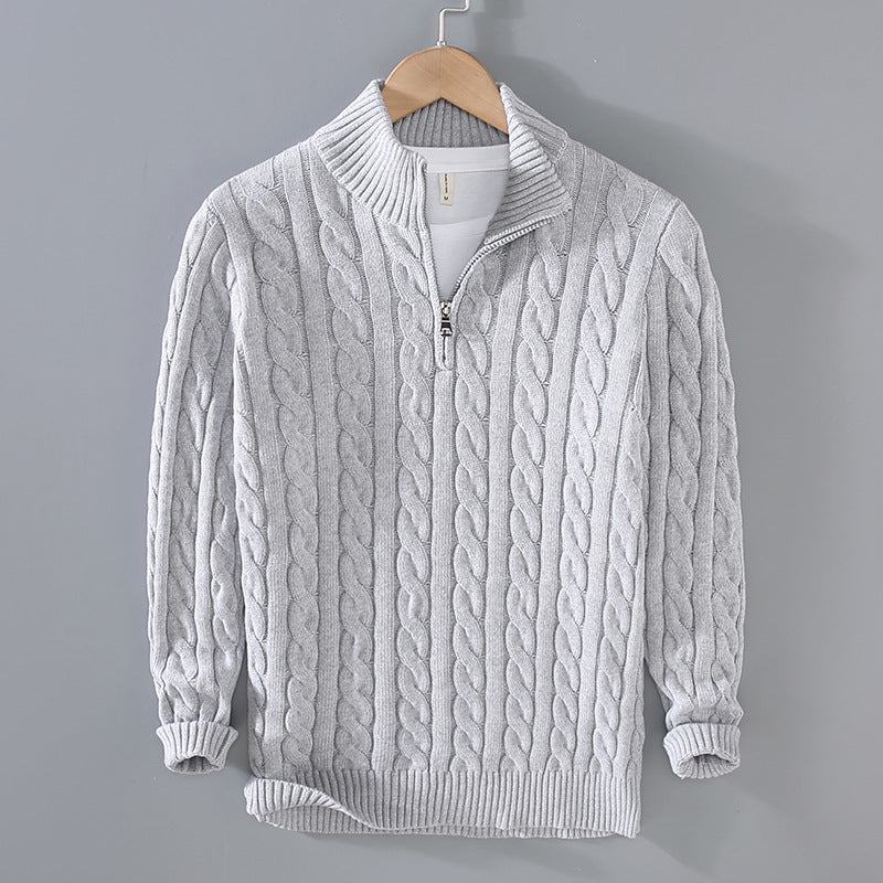 Levoire | Sweatshirt Avec Demi-Zip Gris