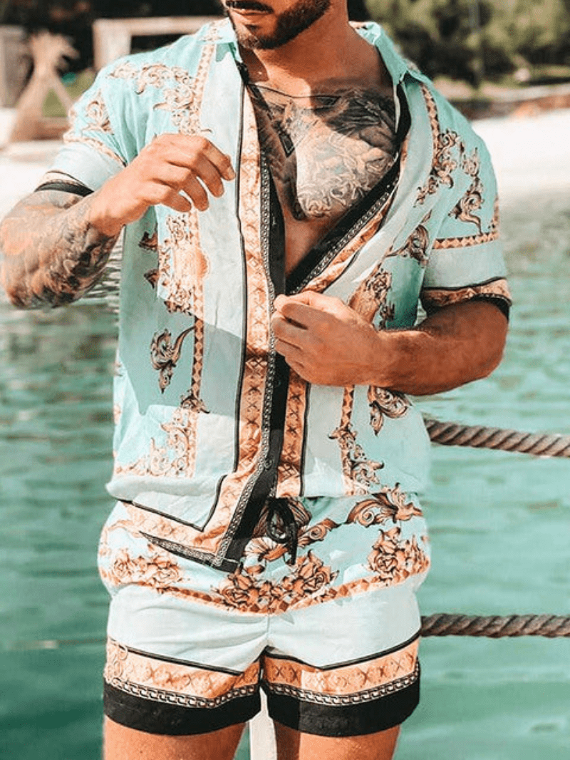 Levoire | Tenue Estivale Aérée Homme Bleu clair
