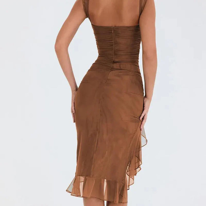 Levoir | Robe midi avec des marques d'avril