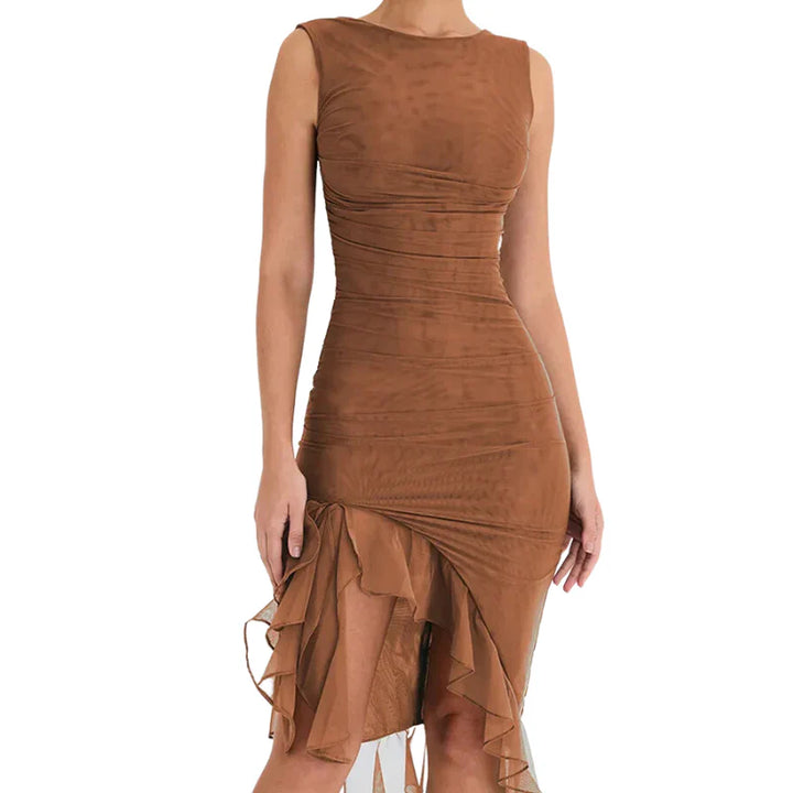 Levoir | Robe midi avec des marques d'avril