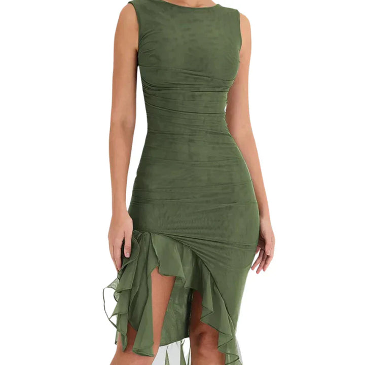 Levoire | Jupe Midi Longue Dame Vert