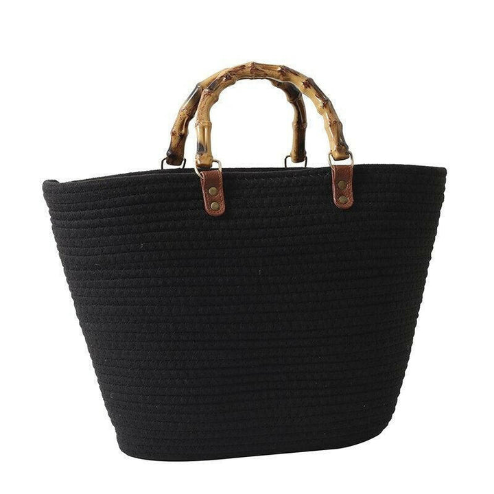 Levoire | Chic Bohemian Style Gadot Sac Seau Pour La Mode Quotidienne Noir 43x28x9cm