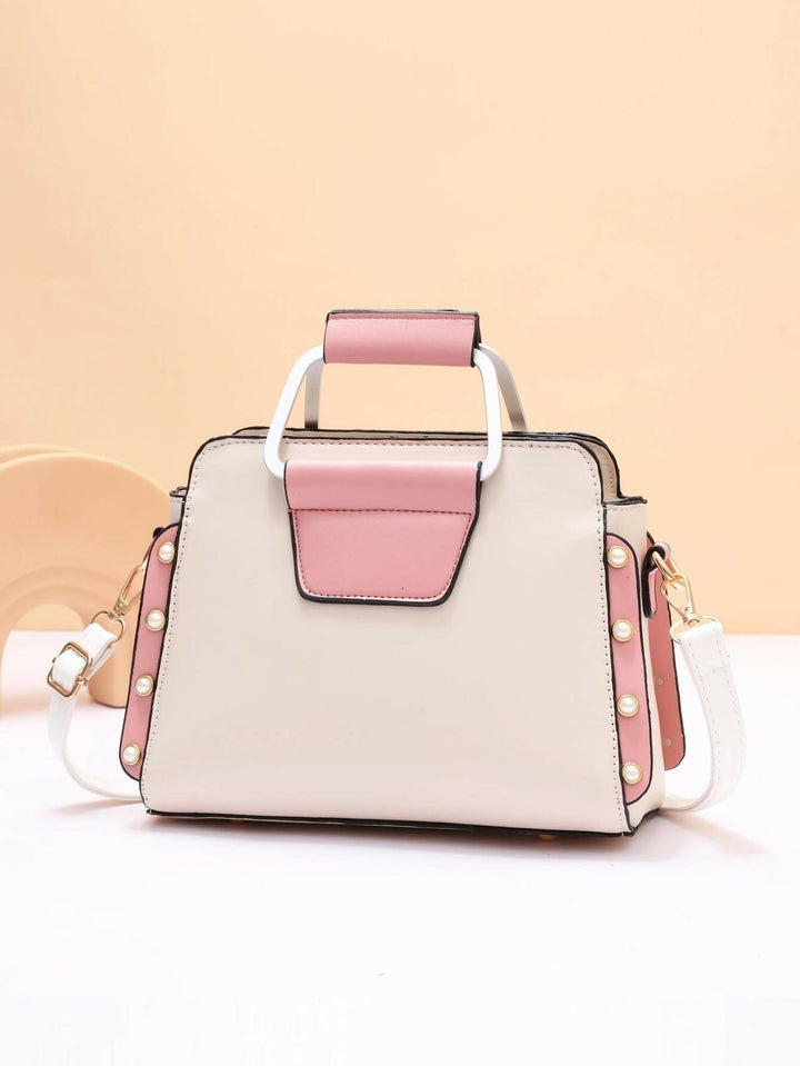 Levoire | Sac Chic Carré En Vert Clair Polyester Avec Pompon Ludique