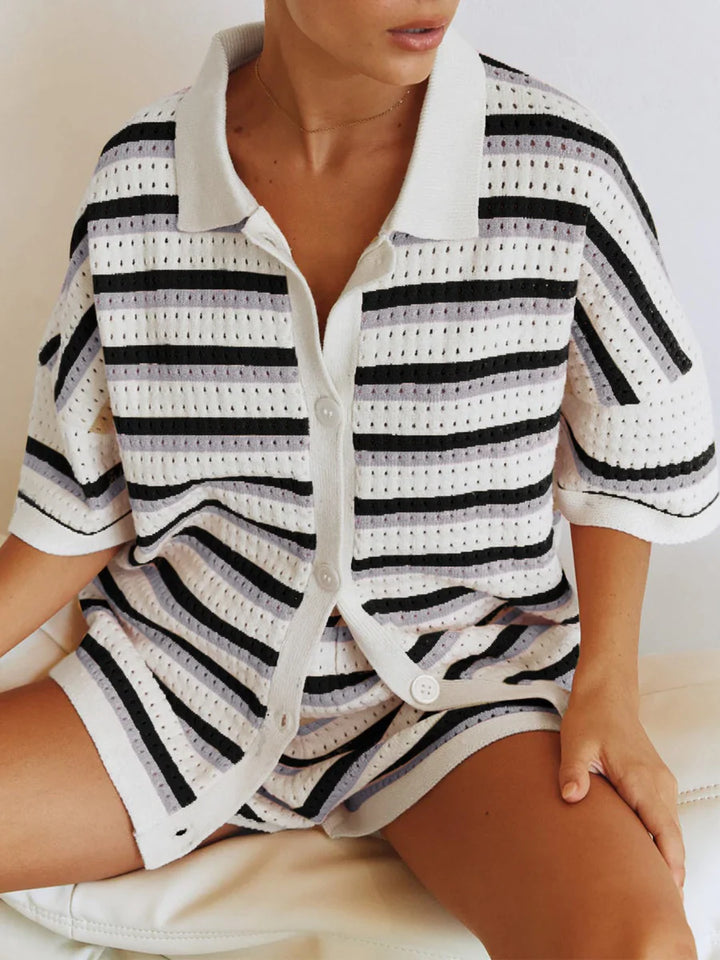 Levoire | Tricoté 2 Pièces Série Noir Gris