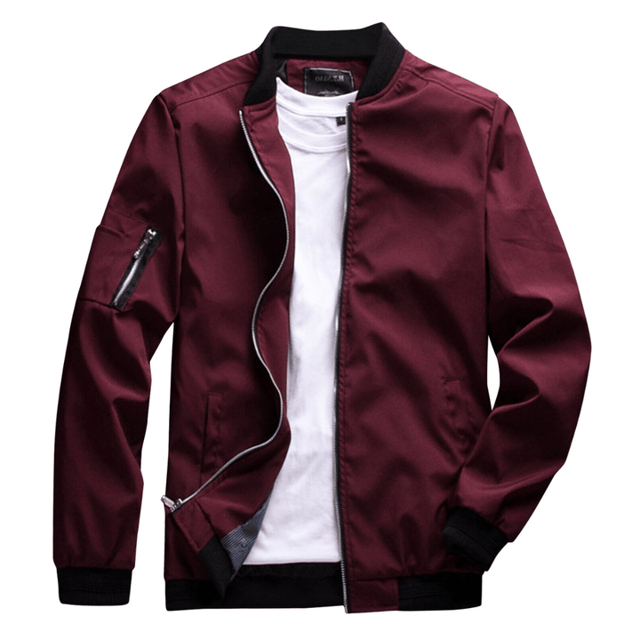 Levoire | Veste d'été courte tendance pour hommes décontractée et confortable Rot