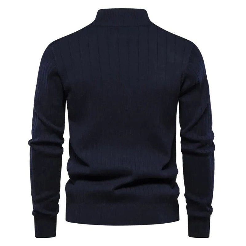 Levoire | Pull homme Pull avec fermeture éclair et col Affaires Décontracté Pull homme