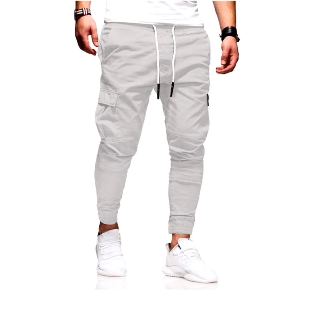Levoire | Pantalon cargo hommes décontracté & tendance mode homme Gris clair