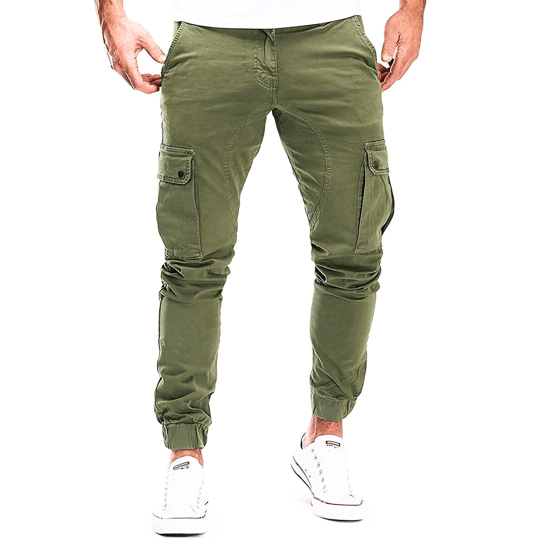 Levoire | Pantalon cargo hommes décontracté & tendance mode homme Vert
