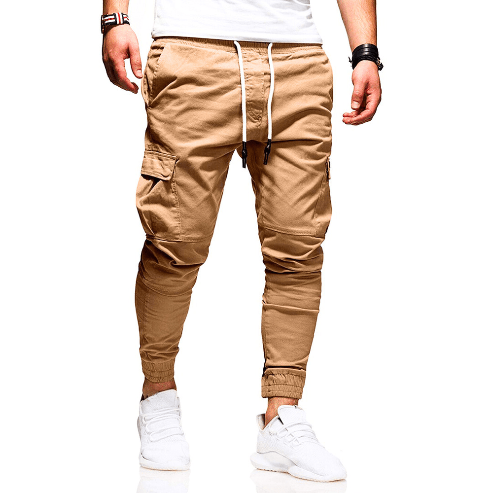 Levoire | Pantalon cargo hommes décontracté & tendance mode homme Khaki