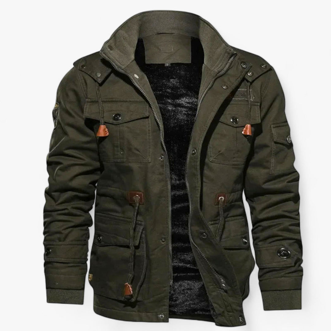 Levoire | Veste Bomber De Loisirs Pour Hommes Vert olive