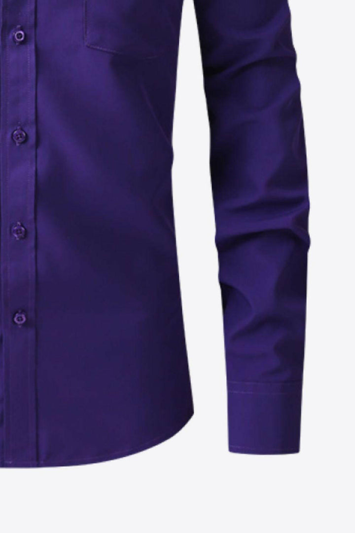 Levoire | Chemise Classique À Manches Longues Avec Col Et Poche