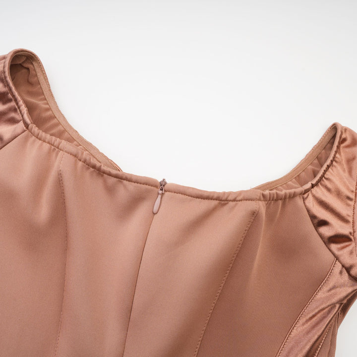 Levoire | Bustier Style Robe Midi Ajustée